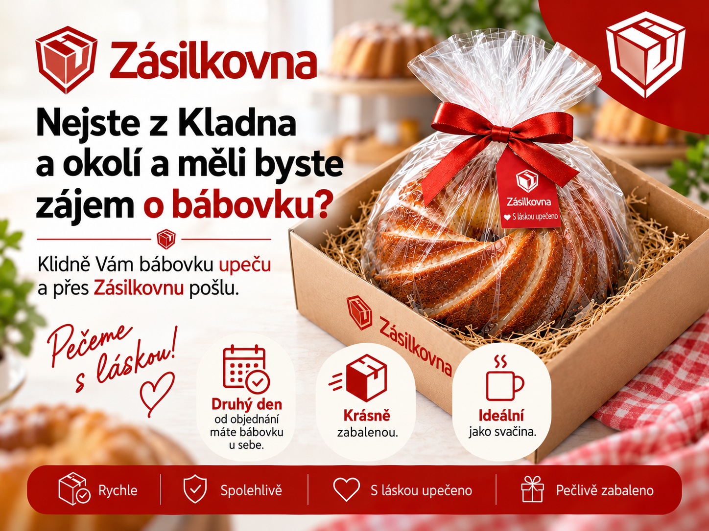 Zásilkovna s láskou doručuje bábovku
